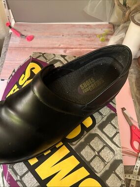 Shoes For Crews Men's Black Slip-On Work Loafer